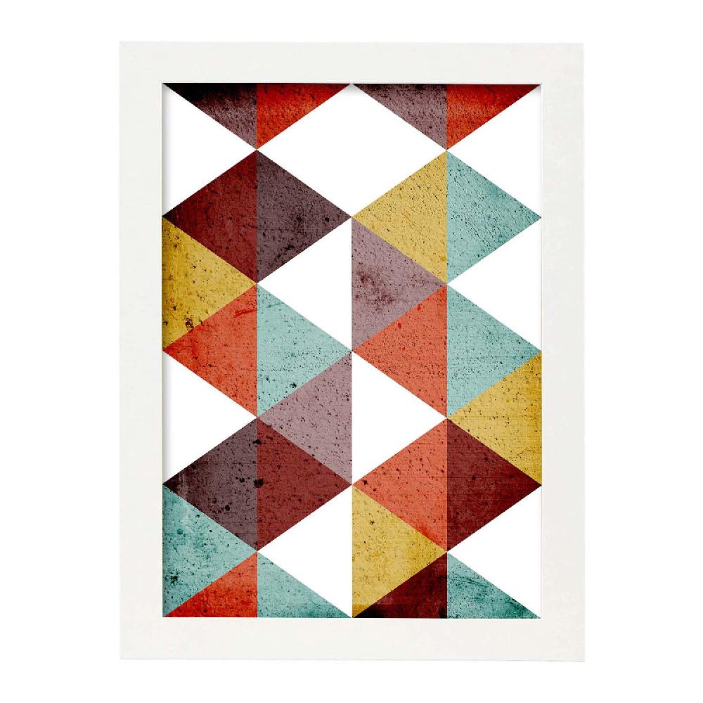 Nacnic Póster De Geometría Colorida Otoño