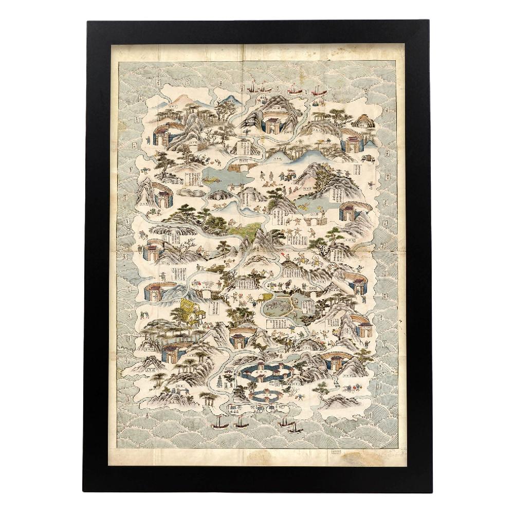 Nacnic Póster De Hainan 1820-1875 A Escala