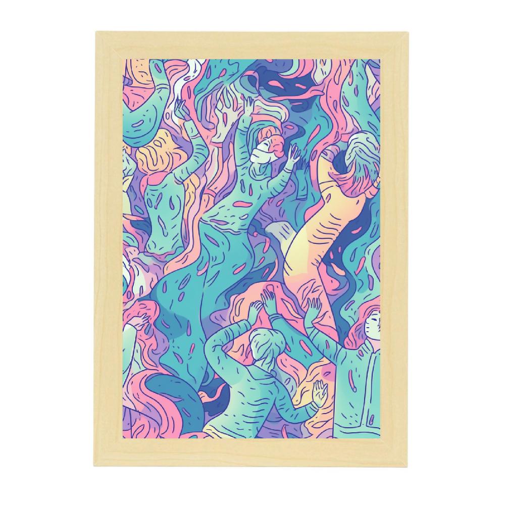 Nacnic Póster De Ilustración Digital Gruñón