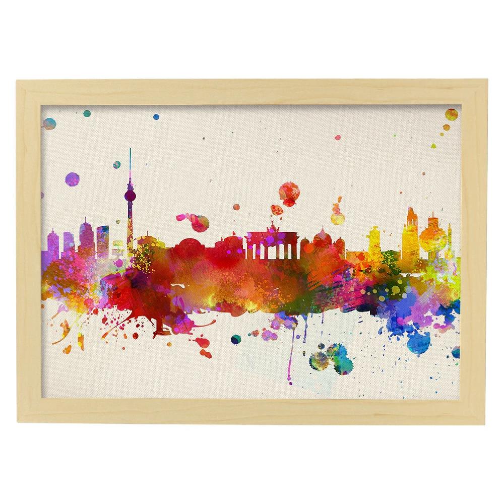 Nacnic Póster De Ilustraciones De Berlin En Color