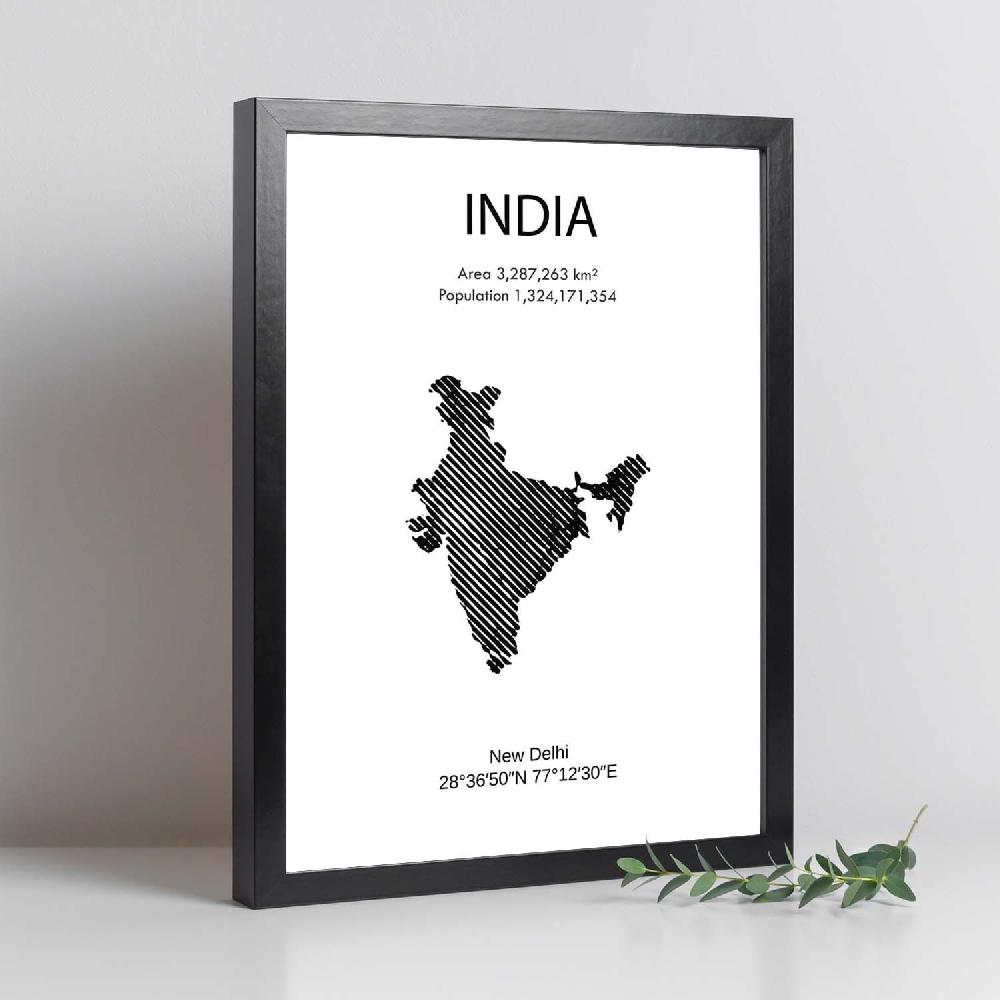 Nacnic Poster De India Del Mundo