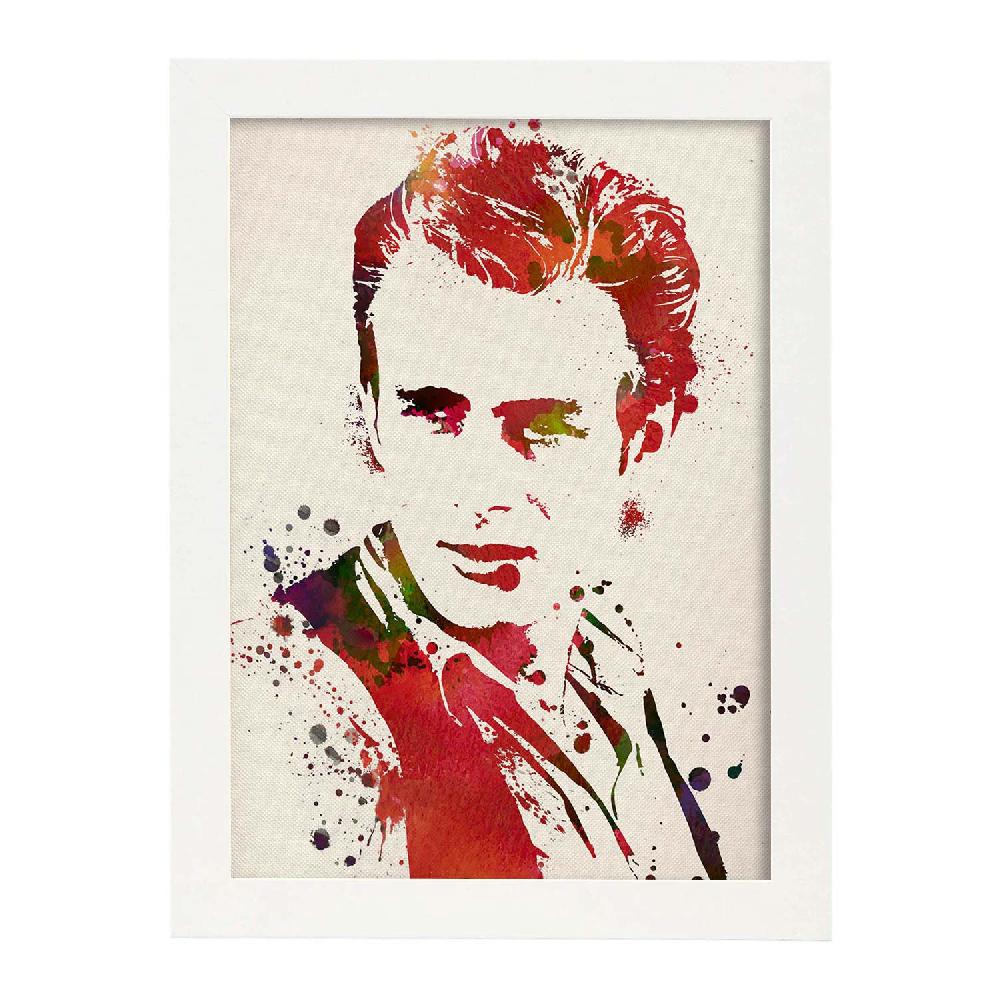 Nacnic Póster De James Dean En Acuarela