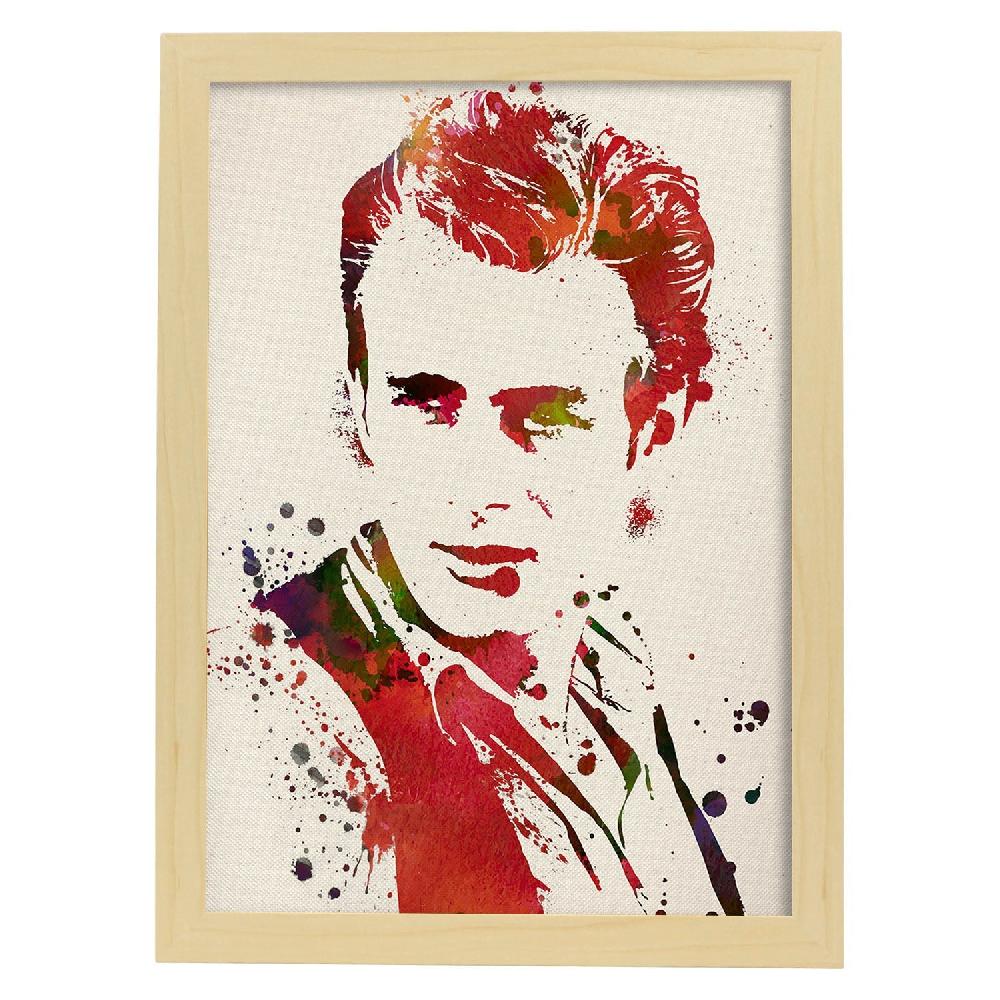 Nacnic Póster De James Dean En Acuarela