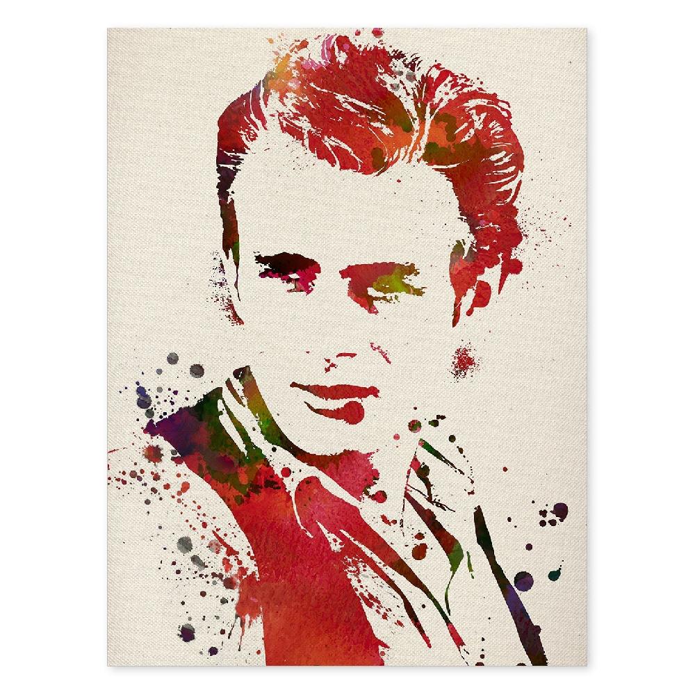 nacnic Póster de James Dean en Acuarela