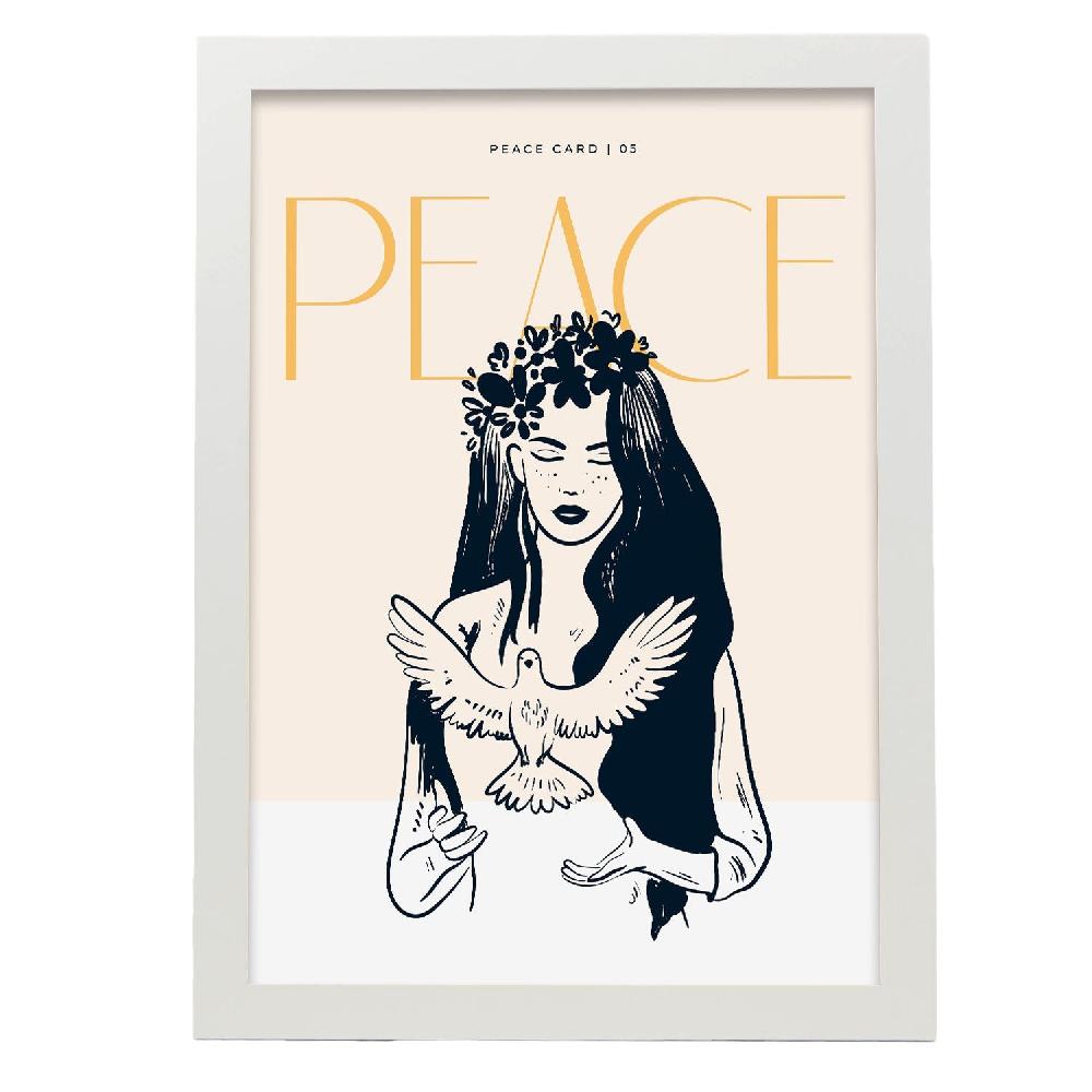 Nacnic Póster De La Dama De La Paz