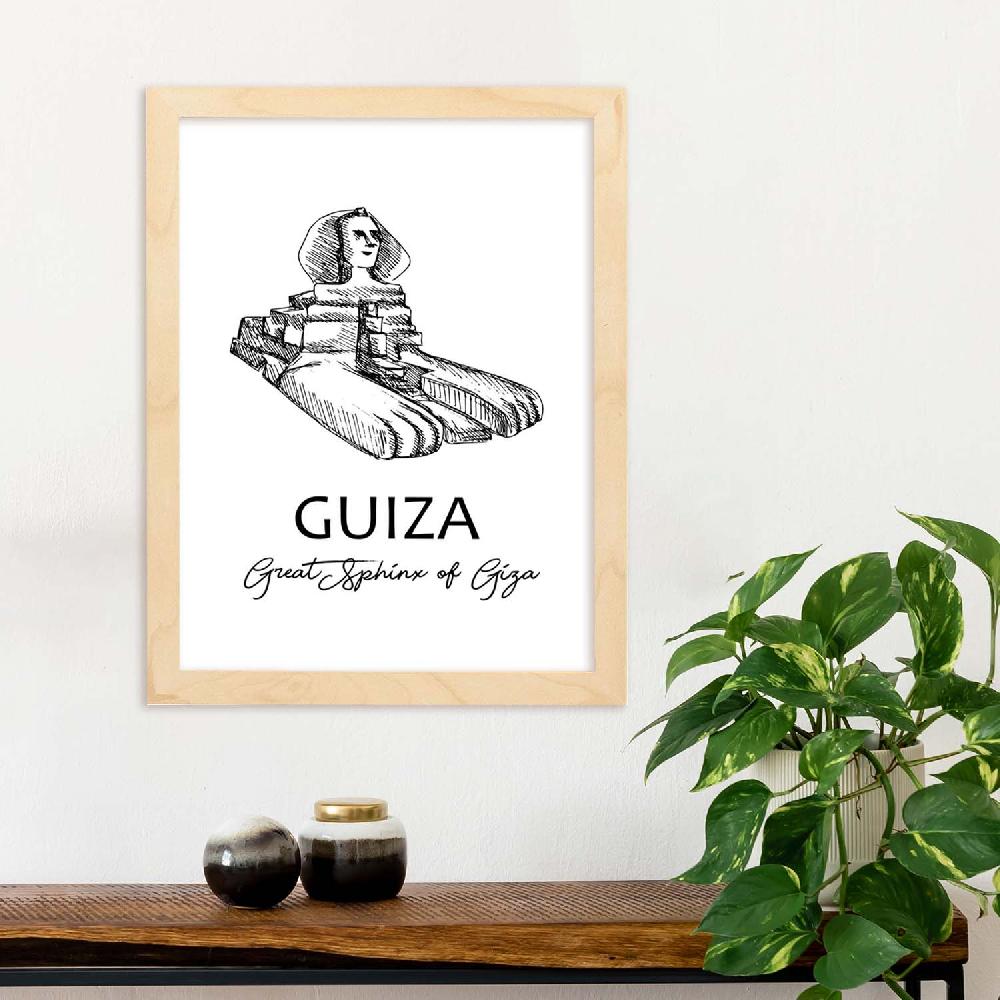 Nacnic Póster De La Esfinge De Giza