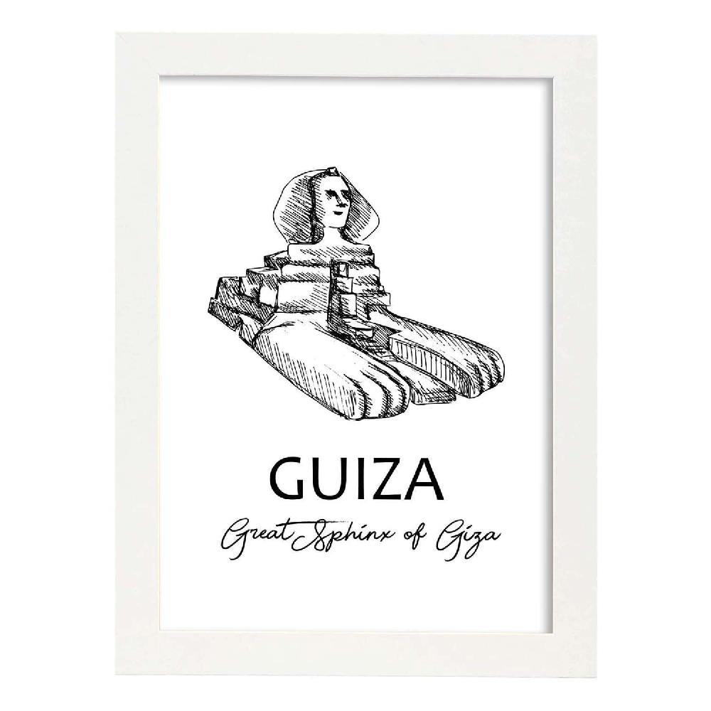 Nacnic Póster De La Esfinge De Giza