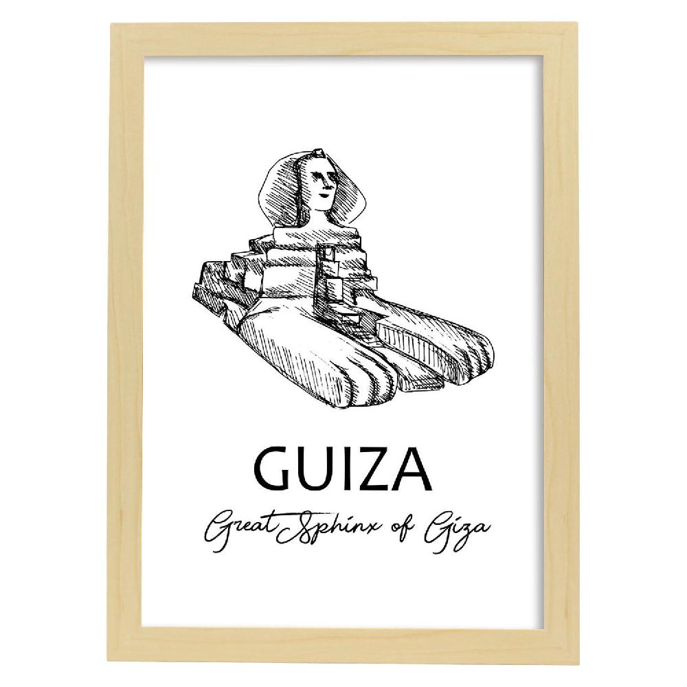 Nacnic Póster De La Esfinge De Giza