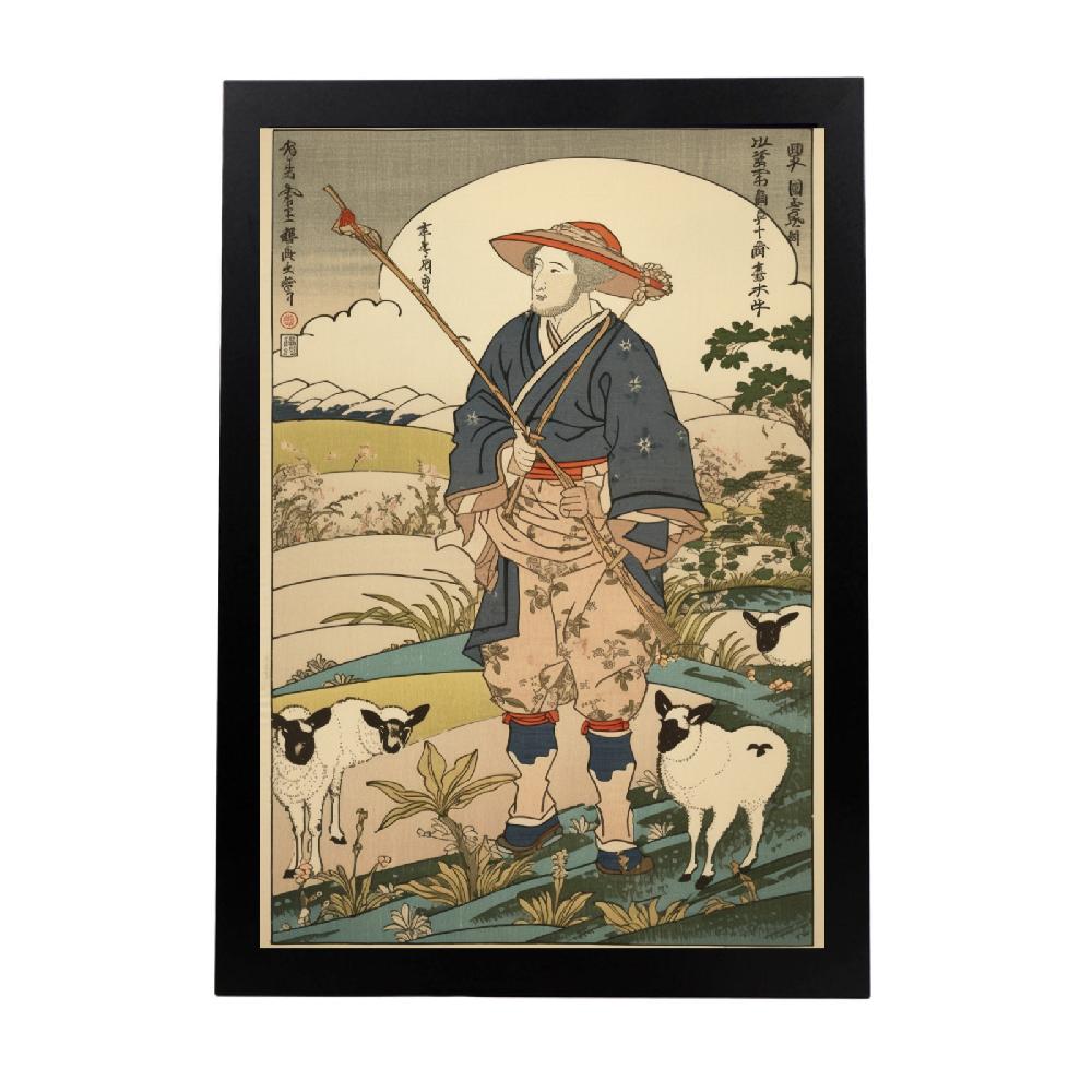 nacnic Póster de la Oveja Granjera