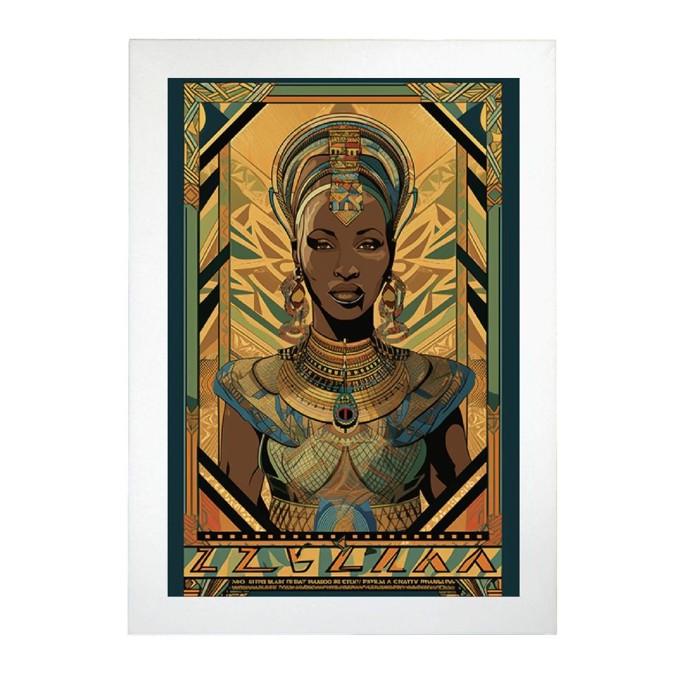 Nacnic Póster De La Reina Africana