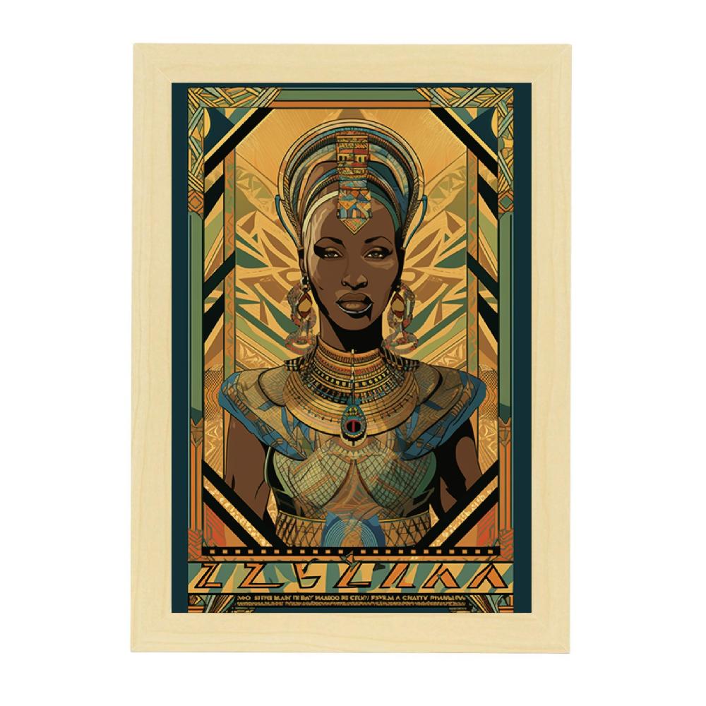 Nacnic Póster De La Reina Africana