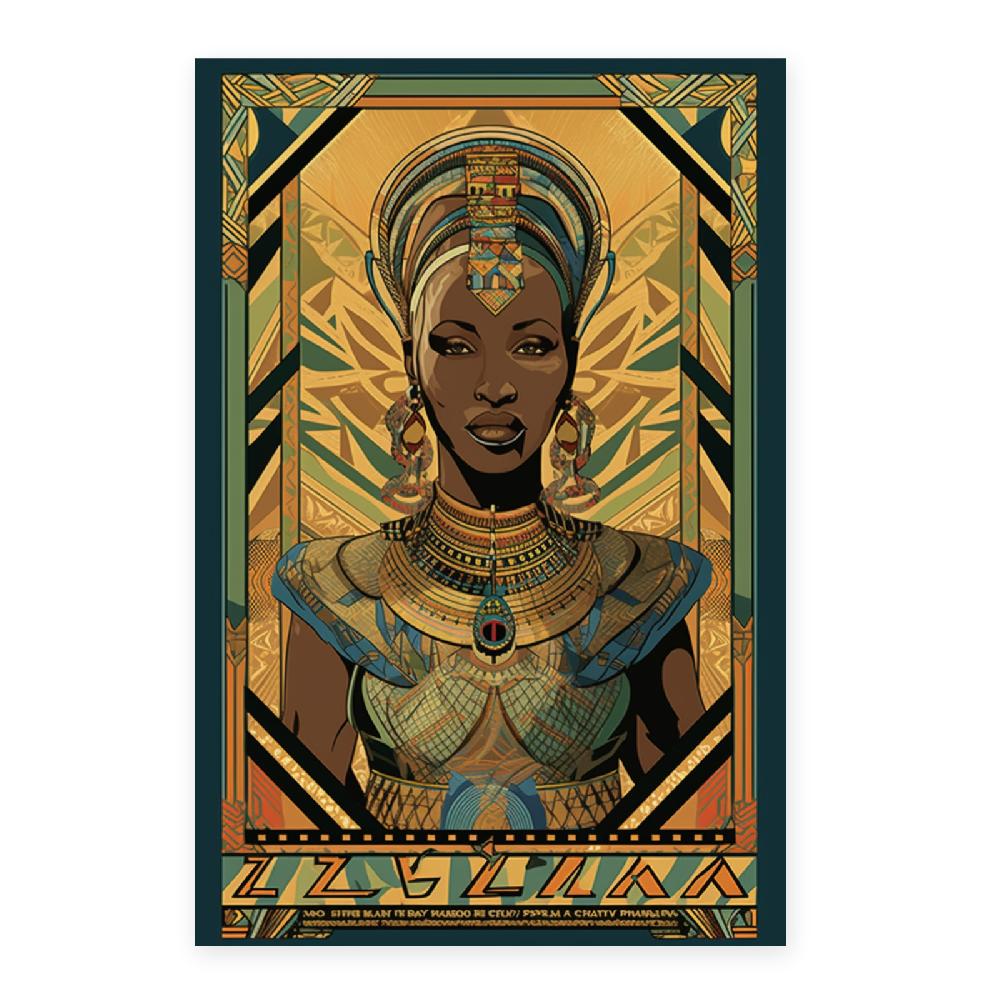Nacnic Póster De La Reina Africana