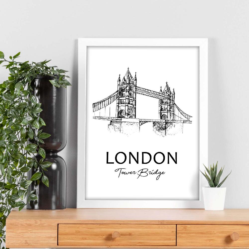 Nacnic Póster De La Torre De Londres