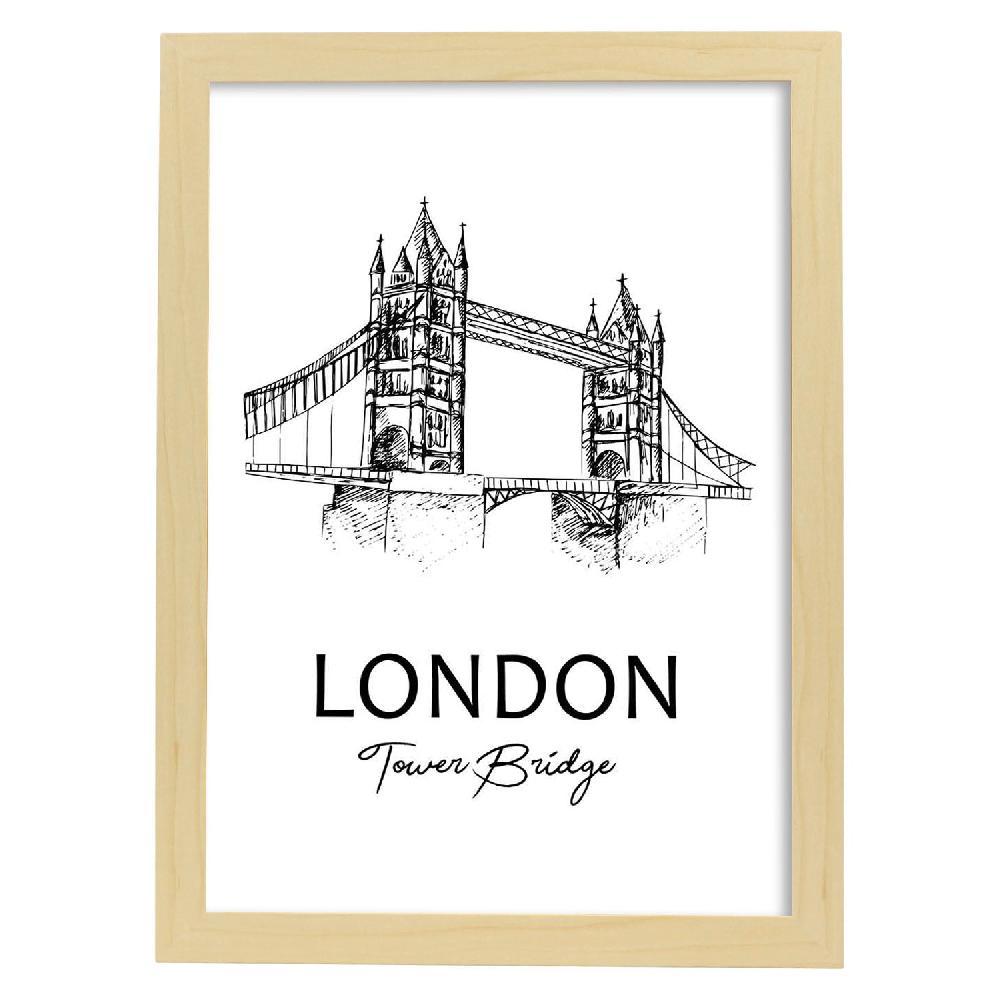 Nacnic Póster De La Torre De Londres