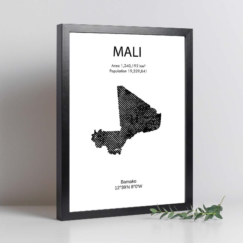 Nacnic Poster De Mali Del Mundo