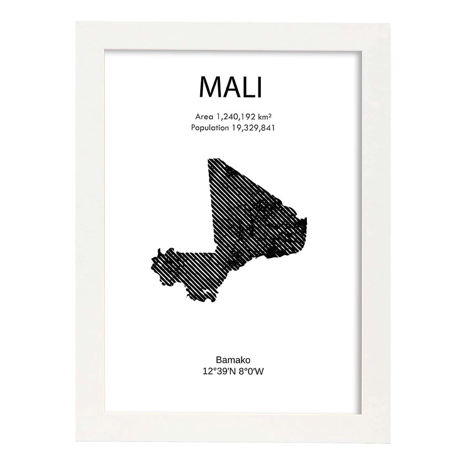 Nacnic Poster De Mali Del Mundo