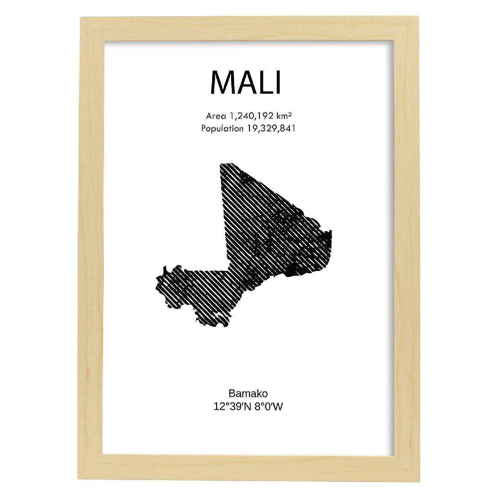 Nacnic Poster De Mali Del Mundo