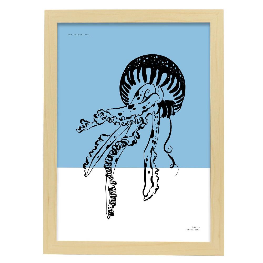 Nacnic Póster De Medusa Pacific Sea Nettle