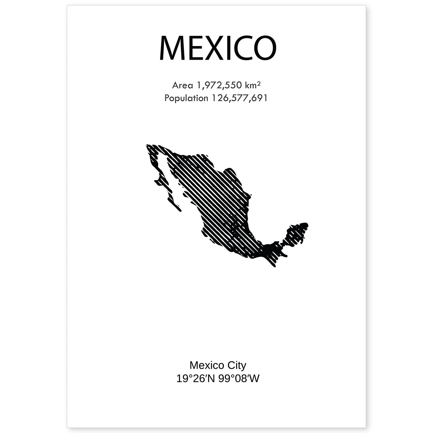 nacnic Poster de México del Mundo