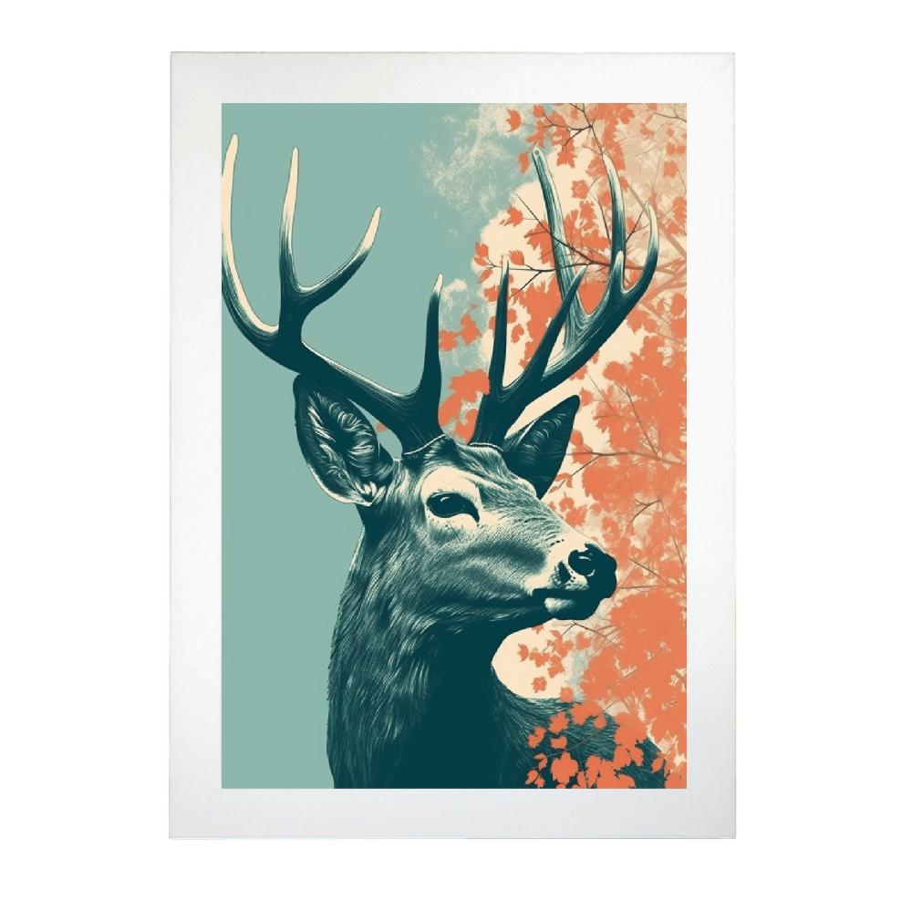 Nacnic Póster De Moda: "Ciervo Mor"