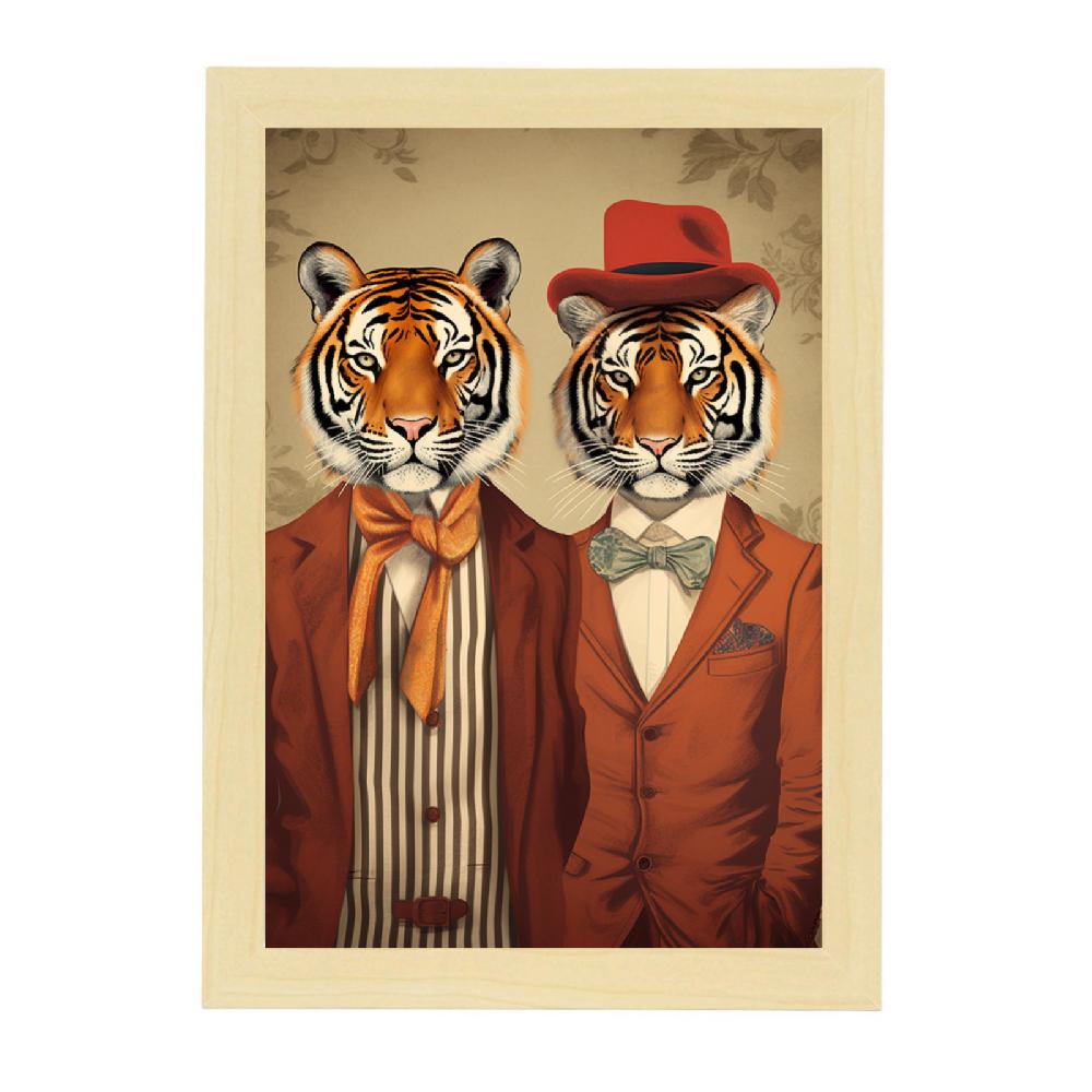 Nacnic Póster De Moda Con Tigres