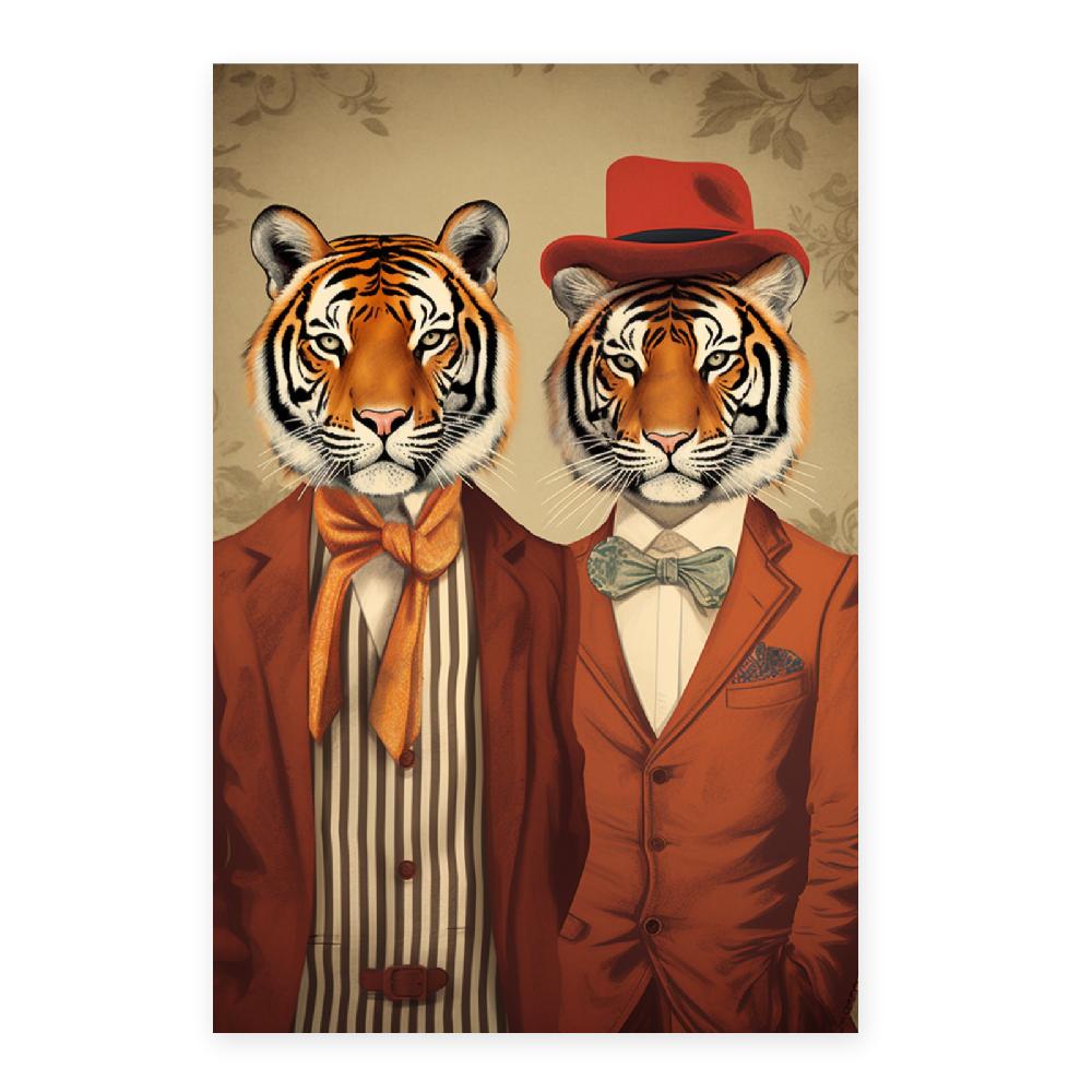 Nacnic Póster De Moda Con Tigres