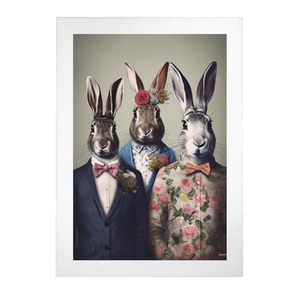 Nacnic Póster De Moda Conejos