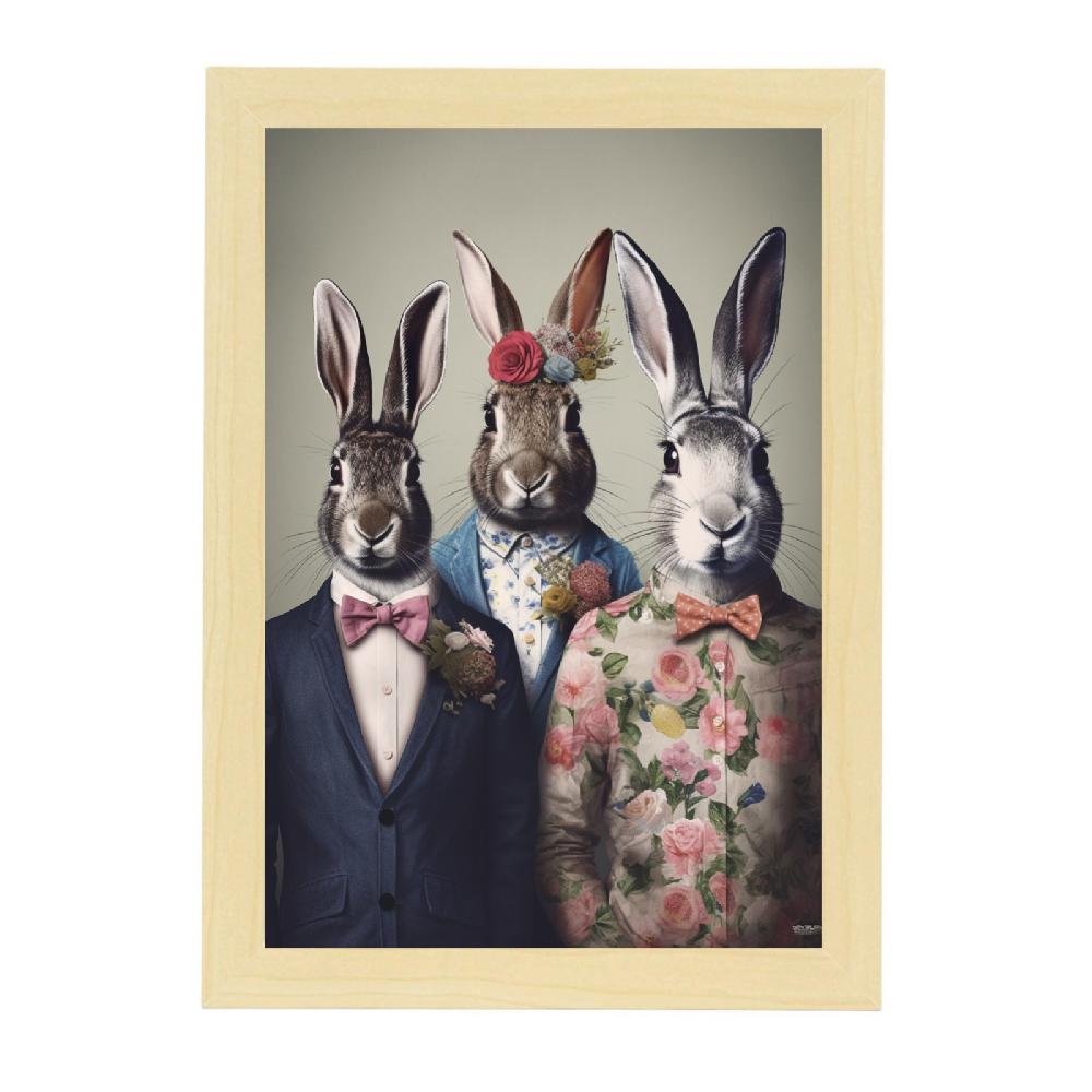 Nacnic Póster De Moda Conejos