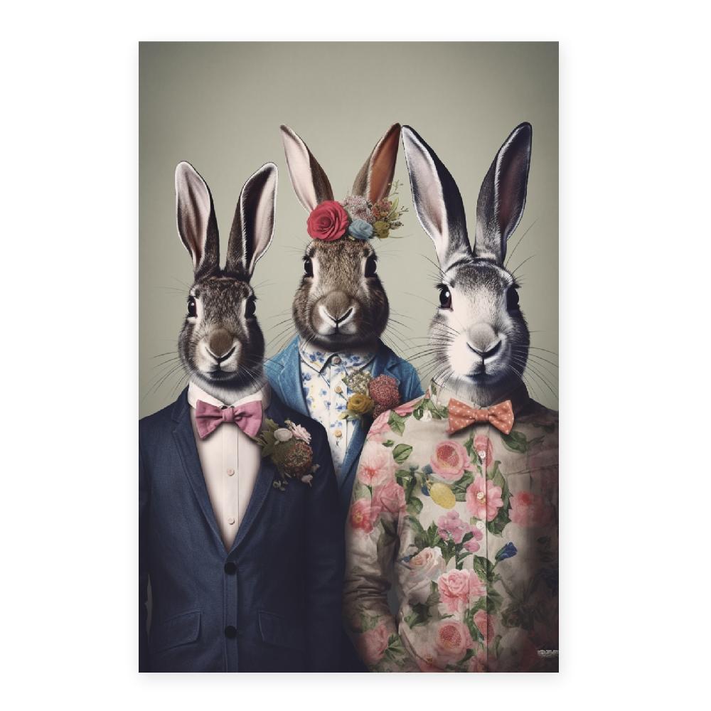 Nacnic Póster De Moda Conejos