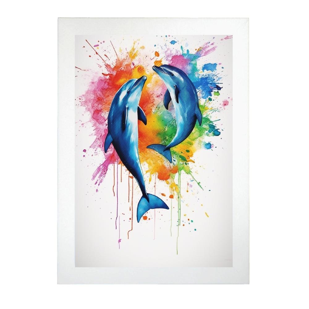 Nacnic Póster De Moda De Delfines