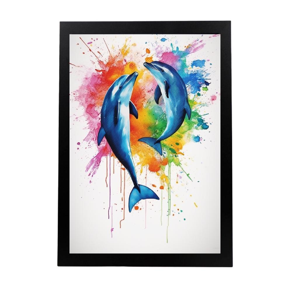 nacnic Póster de Moda de Delfines