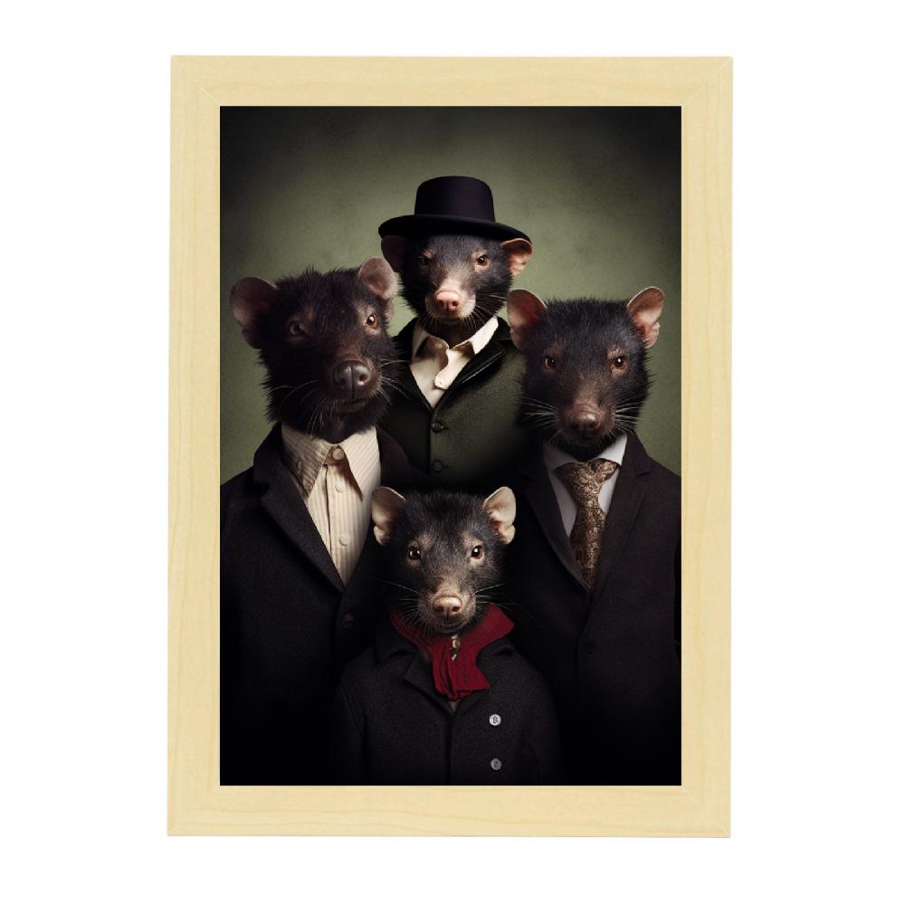 Nacnic Póster De Moda Demonios De Tasmania