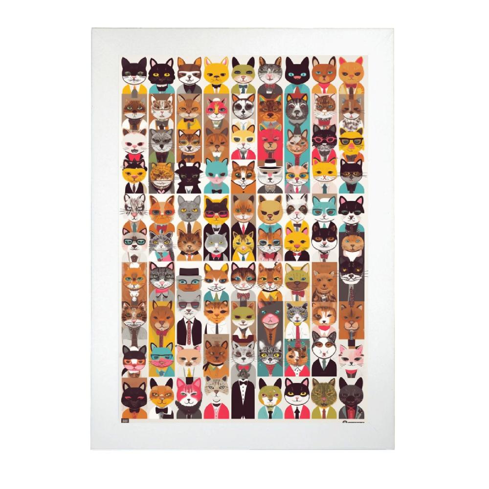 Nacnic Póster De Moda Gatos