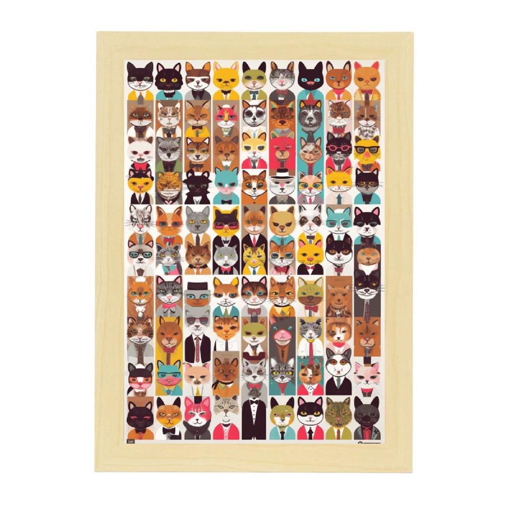 Nacnic Póster De Moda Gatos