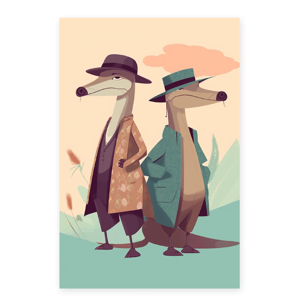 Nacnic Póster De Moda Ornitorrincos