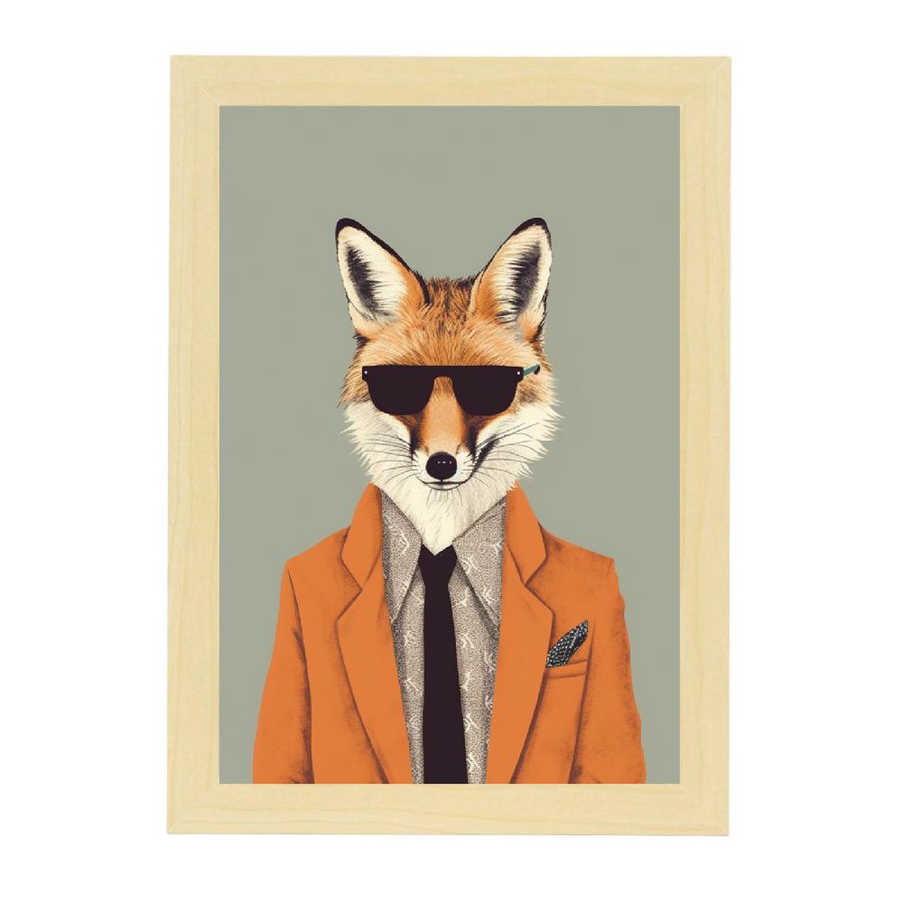 Nacnic Póster De Moda Zorros