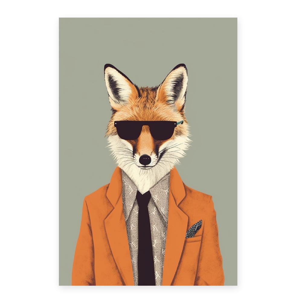 Nacnic Póster De Moda Zorros