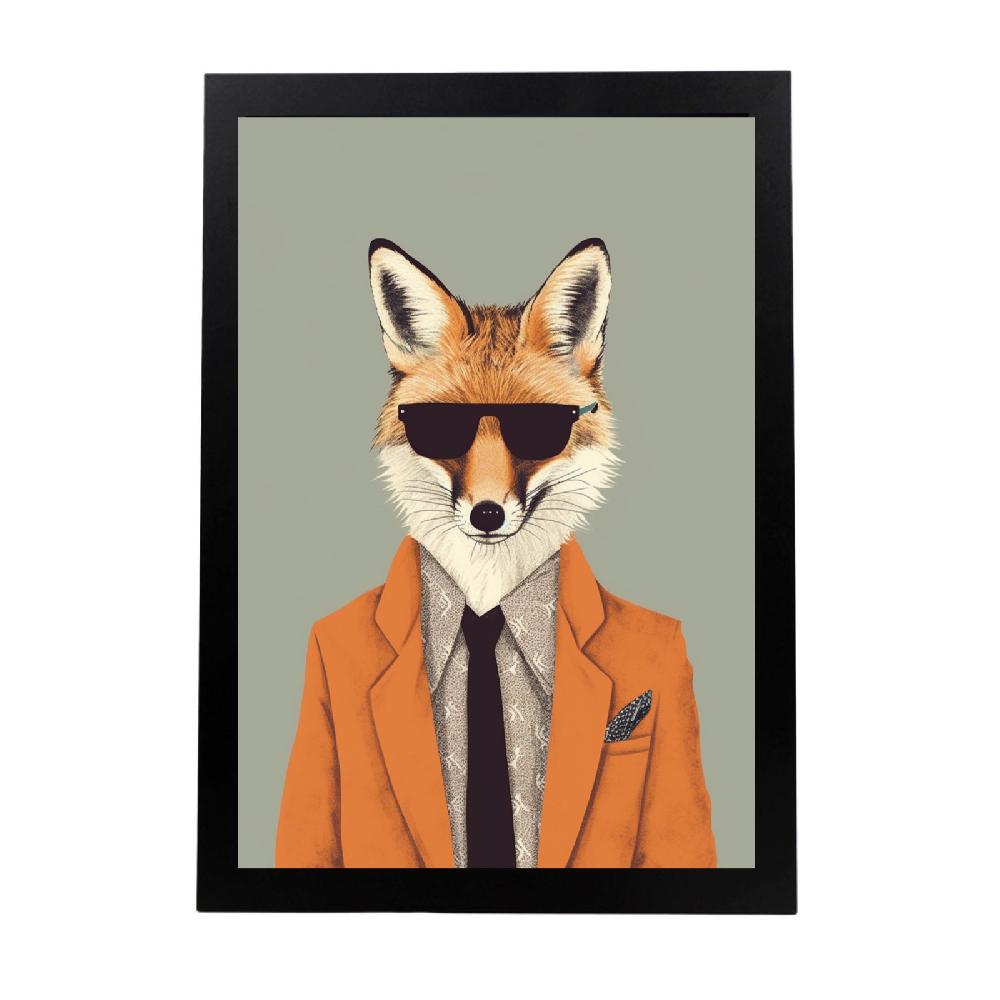 nacnic Póster de Moda Zorros