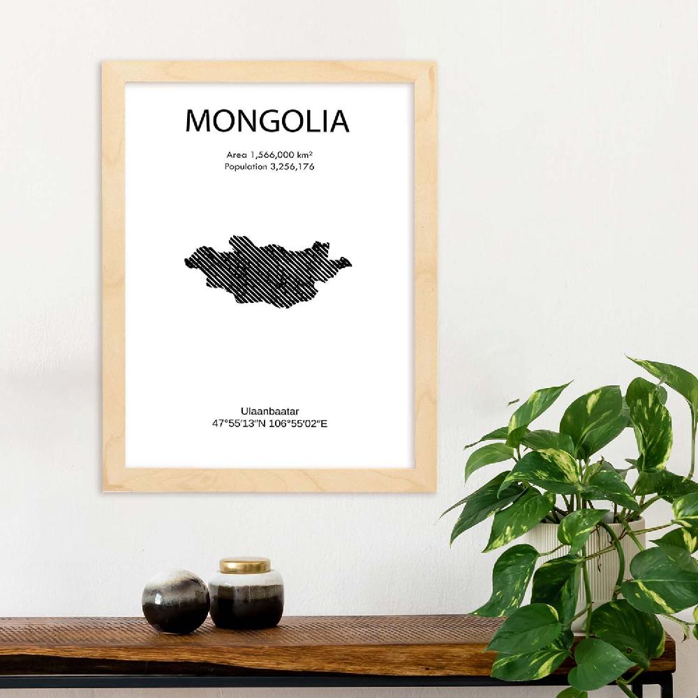 Nacnic Poster De Mongolia