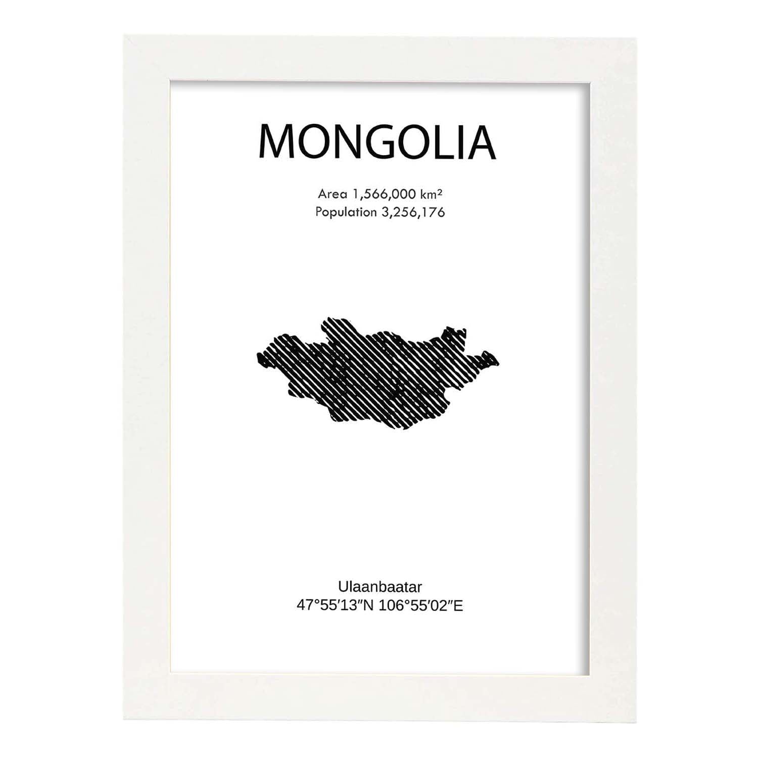 Nacnic Poster De Mongolia