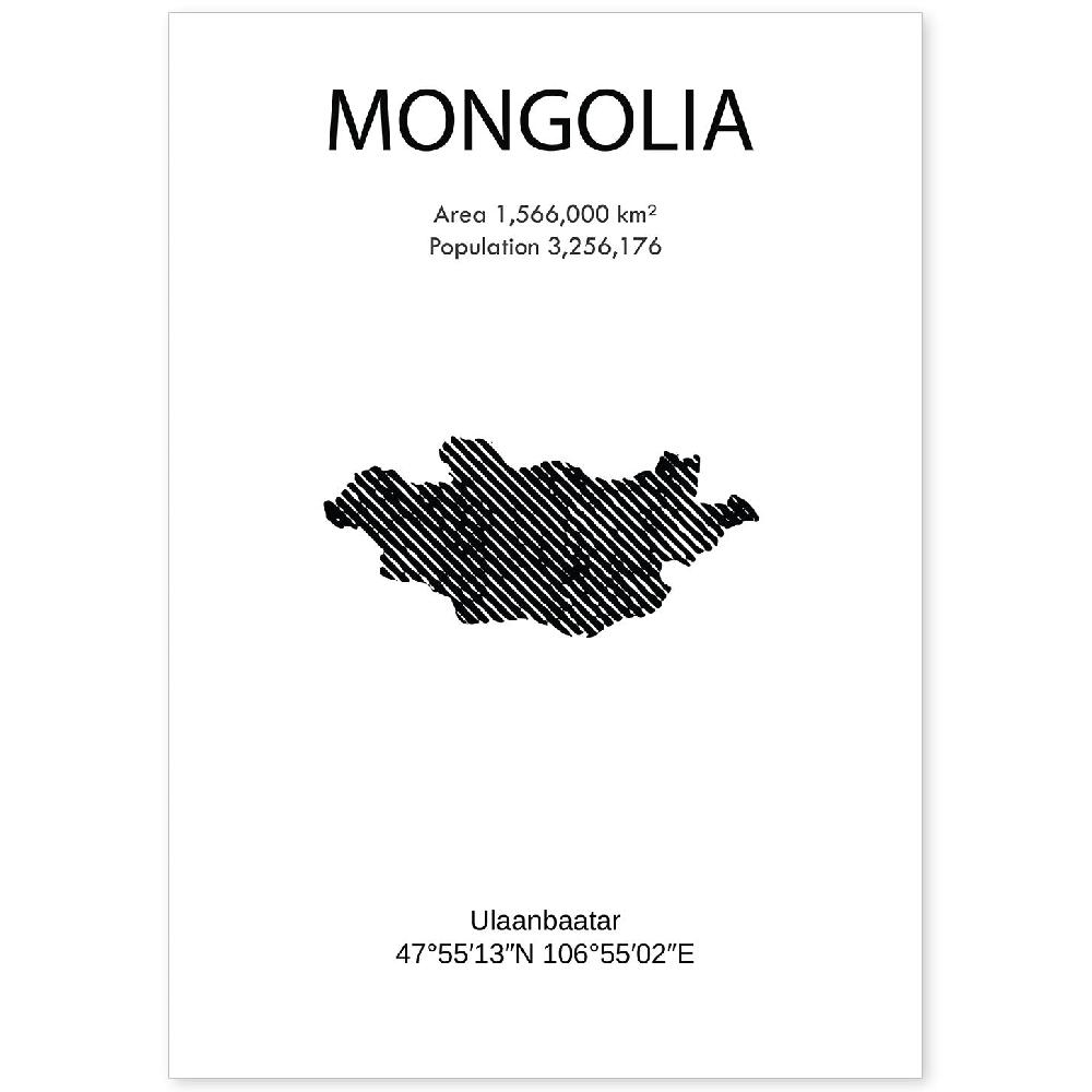 nacnic Poster de Mongolia