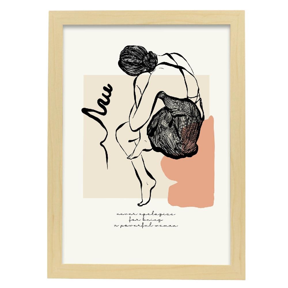 Nacnic Póster De Nunca Te Disculpes