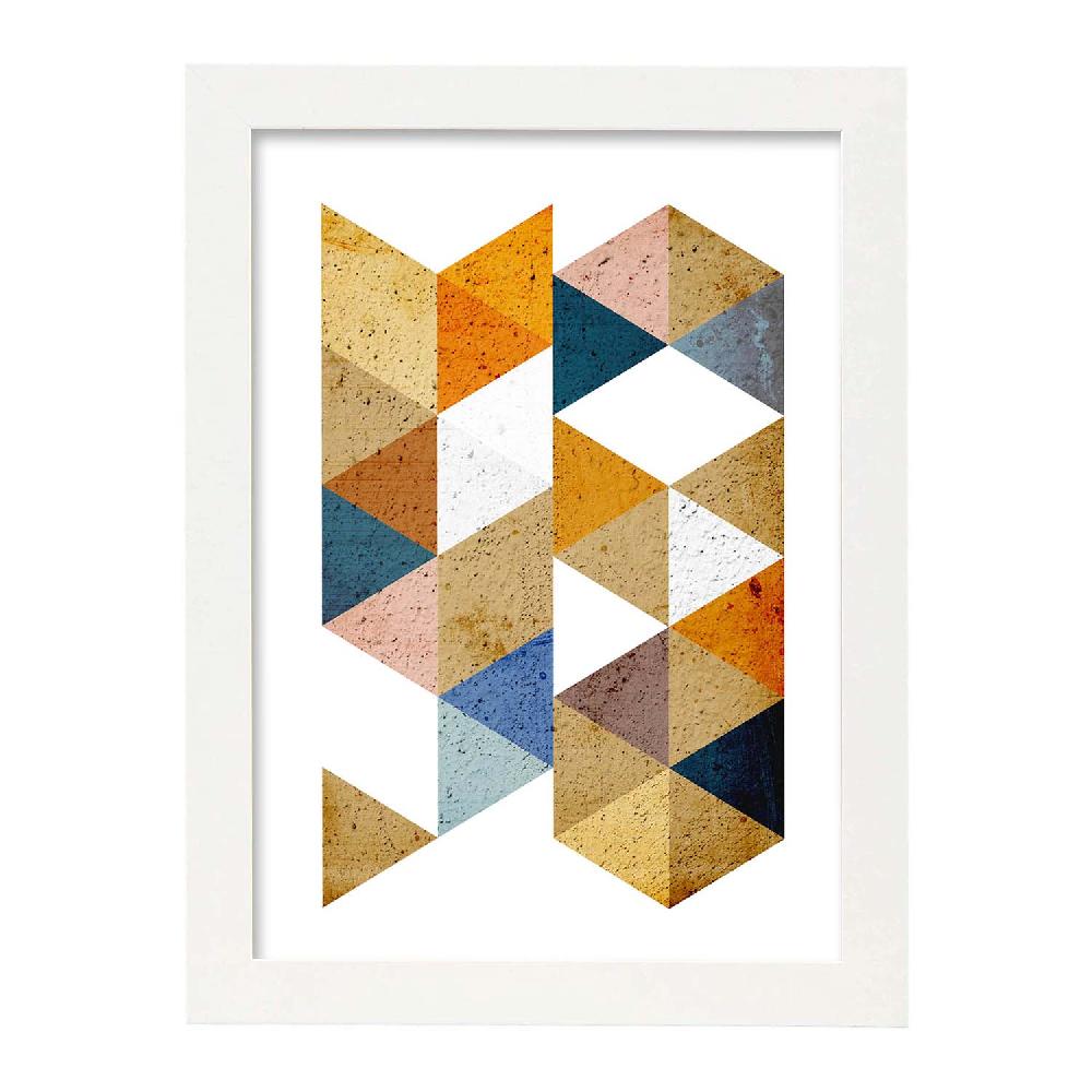 Nacnic Póster De Otoño Geométrico 2 Colorido