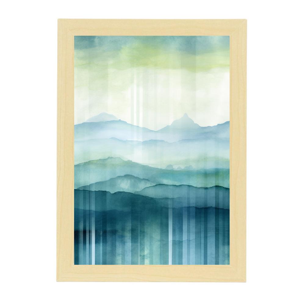 Nacnic Poster De Paisajes Serenos En Acuarela