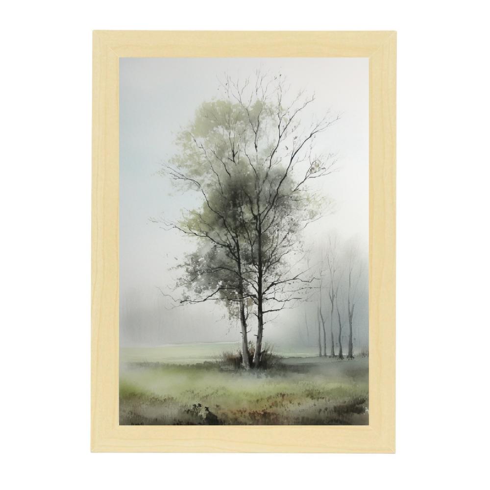 Nacnic Póster De Paisajes Serenos En Acuarela