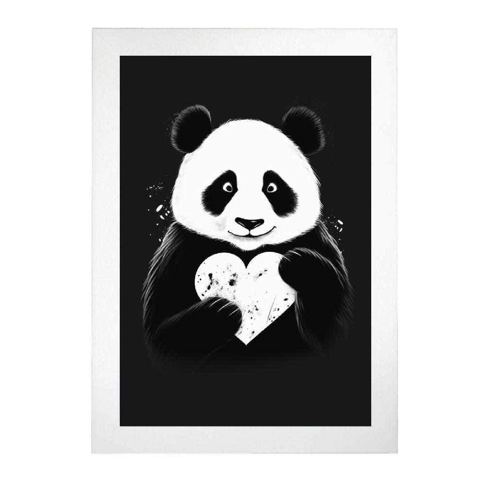 Nacnic Póster De Panda Haciendo Corazón