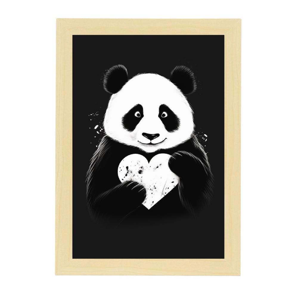 Nacnic Póster De Panda Haciendo Corazón
