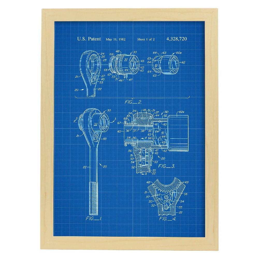 Nacnic Póster De Patente De Llave Allen Antigua