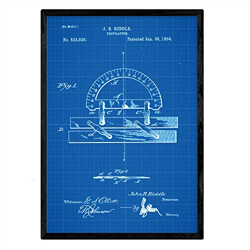 nacnic Póster de Patente de Transportador Antigua