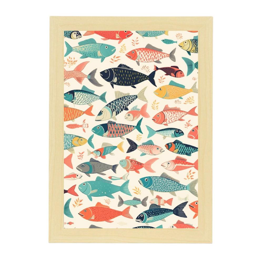 Nacnic Póster De Peces Multicolores